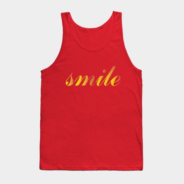 smile Tank Top by BK55